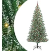 Dirbtinė Kalėdų Eglė Su Sniegu ir LED Šviesa su 300 LED 240 cm