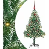 Dirbtinė Kalėdų Eglė Su Sniegu ir LED Šviesa su 150 LED 150 cm