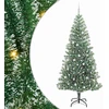Dirbtinė Kalėdų Eglė Su Sniegu ir LED Šviesa su 300 LED 240 cm