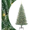 Dirbtinė Kalėdų Eglė Su Sniegu ir LED Šviesa su 300 LED 210 cm