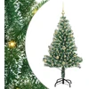 Dirbtinė Kalėdų Eglė Su Sniegu ir LED Šviesa su 150 LED 150 cm