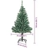 Dirbtinė Kalėdų Eglė Su Sniegu ir LED Šviesa su 150 LED 150 cm