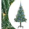 Dirbtinė Kalėdų Eglė Su Sniegu ir LED Šviesa su 150 LED 150 cm