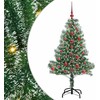 Dirbtinė Kalėdų Eglė Su Sniegu ir LED Šviesa su 150 LED 120 cm