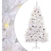 Dirbtinė Kalėdų eglutė 210 cm PVC ir Plienas Balta