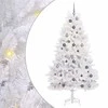 Dirbtinė Kalėdų eglutė 210 cm PVC ir Plienas Balta