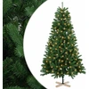 Dirbtinė Kalėdų eglutė 120 cm 150 LED Šilta balta PVC Žalia
