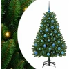 Dirbtinė Sulankstoma Kalėdų Eglutė 150 cm 150 LED Šilta balta