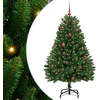 Dirbtinė Sulankstoma Kalėdų Eglutė 150 cm 150 LED Šilta balta