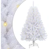 Dirbtinė Kalėdų eglutė 150 LED PVC ir Plienas Balta