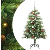 Dirbtinė Kalėdų eglutė 150 LED Šilta balta PVC ir metalas Žalia