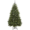 Dirbtinė Sulankstoma Kalėdų Eglutė 210 cm 300 LED Šilta balta