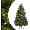 Dirbtinė Sulankstoma Kalėdų Eglutė 210 cm 300 LED Šilta balta