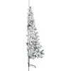 Dirbtinė Kalėdų eglutė 210 cm PVC ir Plienas Žalia ir balta