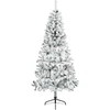 Dirbtinė Kalėdų eglutė 210 cm PVC ir Plienas Žalia ir balta
