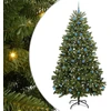 Dirbtinė Sulankstoma Kalėdų Eglutė 240 cm 300 LED Šilta balta