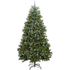 Dirbtinė Sulankstoma Kalėdų Eglutė 240 cm 300 LED Šilta balta
