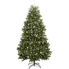 Dirbtinė Sulankstoma Kalėdų Eglutė 240 cm 300 LED Šilta balta