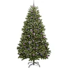 Dirbtinė Sulankstoma Kalėdų Eglutė 240 cm 300 LED Šilta balta