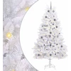 Dirbtinė Kalėdų eglutė 240 cm PVC ir Plienas Balta