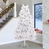 Dirbtinė Kalėdų eglutė 270 cm PVC ir Plienas Balta