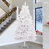 Dirbtinė Kalėdų eglutė 300 LED PVC ir Plienas Balta