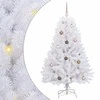 Dirbtinė Kalėdų eglutė Balta 80 x 80 x 150 cm PVC ir metalas