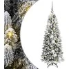 Dirbtinė Kalėdų eglutė su 150 LED s stovu Balta 120 cm