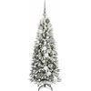 Dirbtinė Kalėdų eglutė su 150 LED s stovu Balta 120 cm