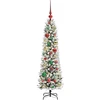 Dirbtinė Kalėdų eglutė Balta 120 cm PVC ir Metalas ir Plastikas