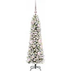 Dirbtinė Kalėdų eglutė Balta 120 cm PVC ir Metalas ir Plastikas