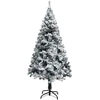 Dirbtinė Kalėdų eglutė Balta 120 cm PVC ir Plienas ir Plastikas