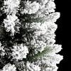 Dirbtinė Kalėdų eglutė Balta 120 cm PVC ir Metalas ir Plastikas