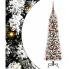 Dirbtinė Kalėdų eglutė Balta 120 cm PVC ir Metalas ir Plastikas