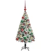 Dirbtinė Kalėdų eglutė Balta 120 cm PVC ir Plienas ir Plastikas