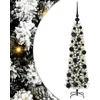 Dirbtinė Kalėdų eglutė Balta 120 cm PVC ir Metalas ir Plastikas