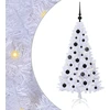 Dirbtinė Kalėdų eglutė Balta 120 cm PVC ir Plienas