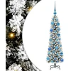 Dirbtinė Kalėdų eglutė Balta 120 cm PVC ir Metalas ir Plastikas