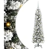 Dirbtinis lieknas Kalėdų medis 120 cm 150 LED Šilta balta