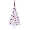 Dirbtinė Kalėdų eglutė Balta 120 cm PVC ir Plienas
