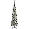 Dirbtinė Kalėdų eglutė Balta 120 cm PVC ir Metalas ir Plastikas
