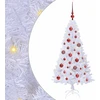 Dirbtinė Kalėdų eglutė Balta 120 cm PVC ir Plienas