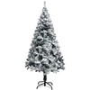 Dirbtinė Kalėdų eglutė Balta 150 cm PVC ir Plienas ir Plastikas