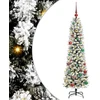 Dirbtinė Kalėdų eglutė Balta 150 cm PVC ir Metalas ir Plastikas