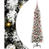 Dirbtinė Kalėdų eglutė Balta 150 cm PVC ir Metalas ir Plastikas