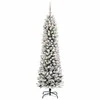 Dirbtinė Kalėdų eglutė Balta 150 cm PVC ir Metalas ir Plastikas