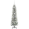 Dirbtinė Kalėdų eglutė Balta 150 cm PVC ir Metalas ir Plastikas