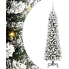 Dirbtinė Kalėdų eglutė Balta 150 cm PVC ir Metalas ir Plastikas