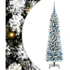 Dirbtinė Kalėdų eglutė Balta 150 cm PVC ir Metalas ir Plastikas