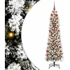 Dirbtinė Kalėdų eglutė Balta 180 cm PVC ir Metalas ir Plastikas